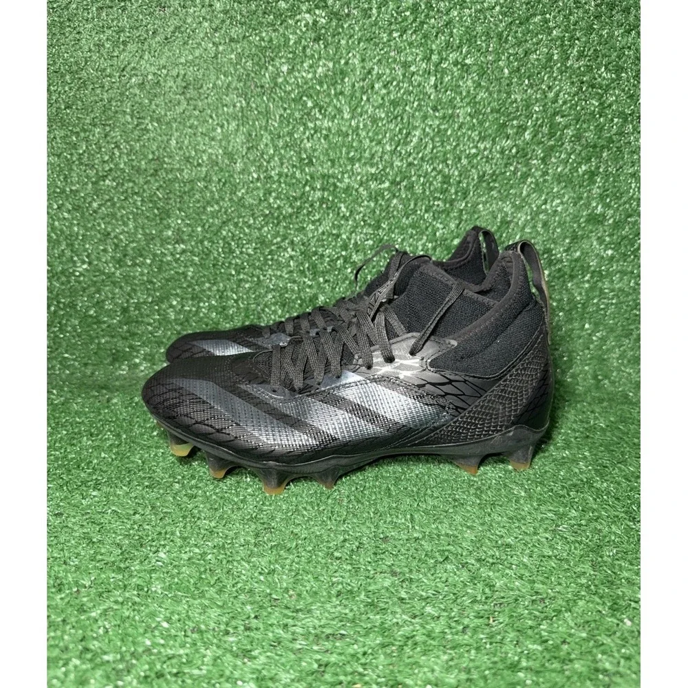 Adidas Adizero Electric Football Cleats Black Sport Shoes Mens Size 8 IH0885